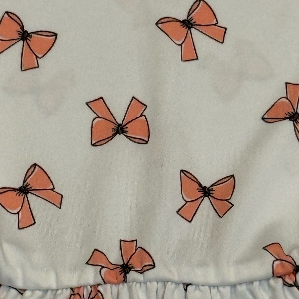 Dot Dot Smile Girls Pretty in Bows Cap Dress - Picture 2 of 3